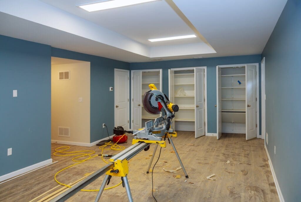 Installing shoe molding and trim with nail gun
