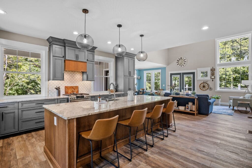 Finished residential kitchen remodel