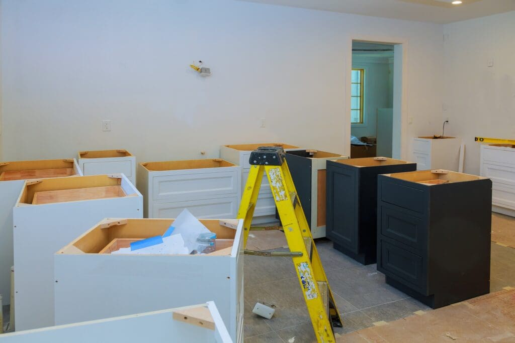 Kitchen cabinet installation